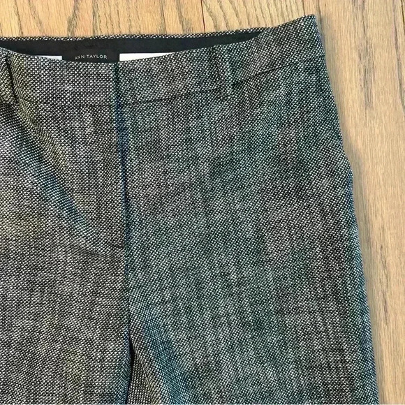Ann Taylor Dress Pants Womens Flat Front Tweed Pants Size 8 - Picture 3 of 11